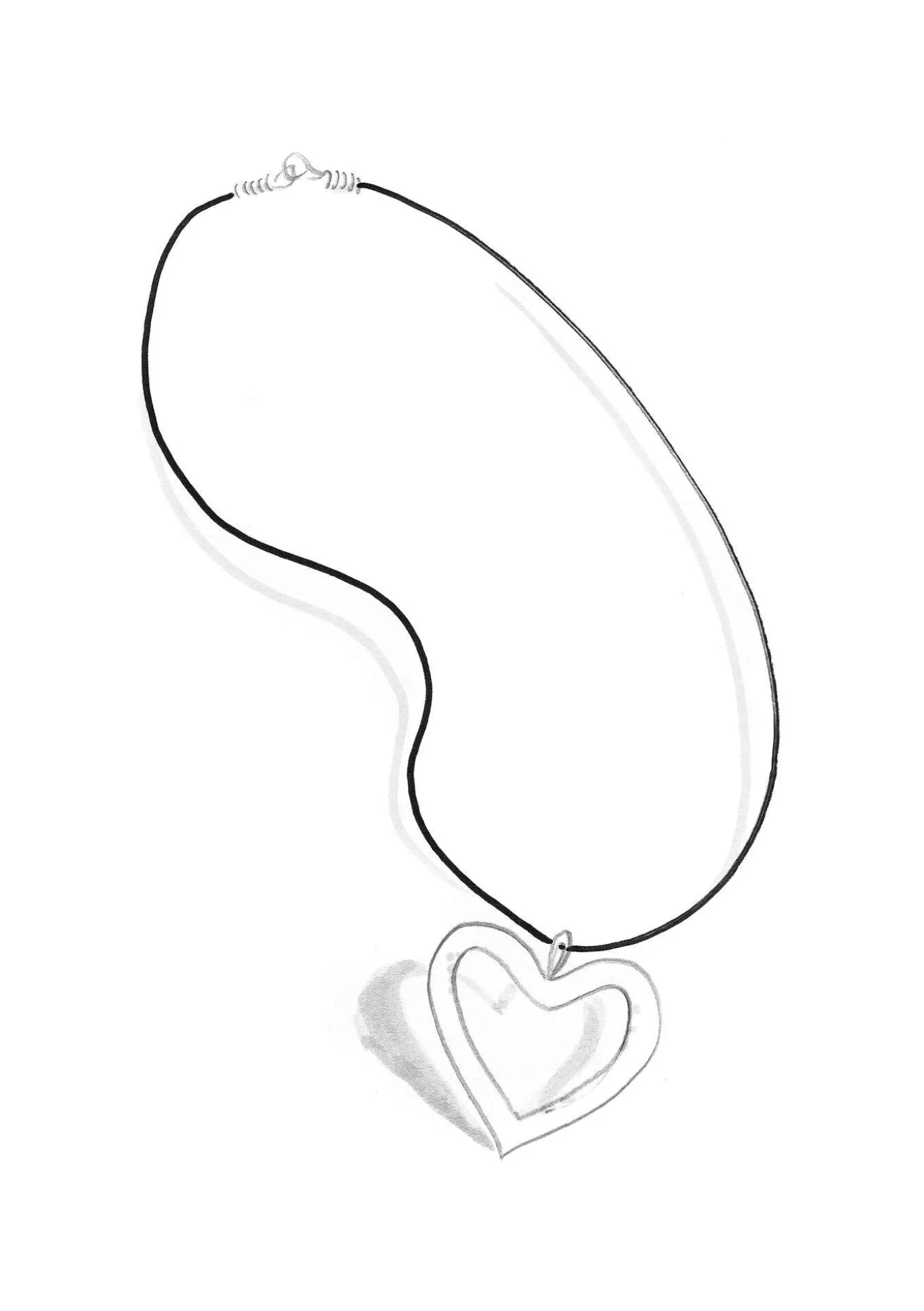 Halsband "Anita" i silver