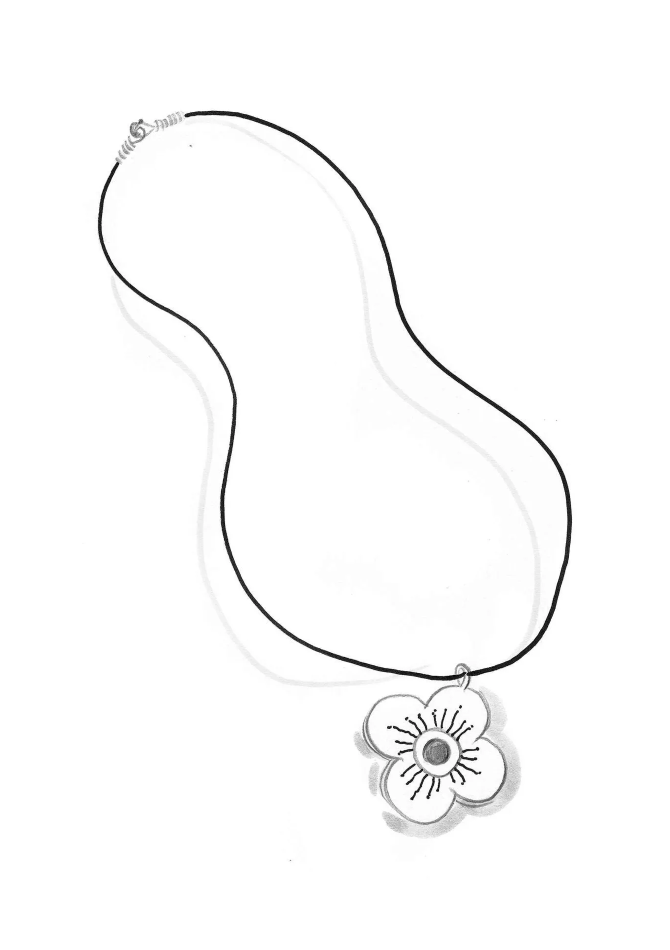 Halsband "Ulla" i silver