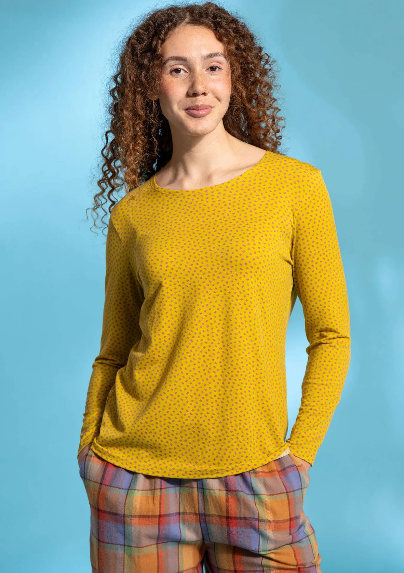 Top "Dot" i lyocell/elastan