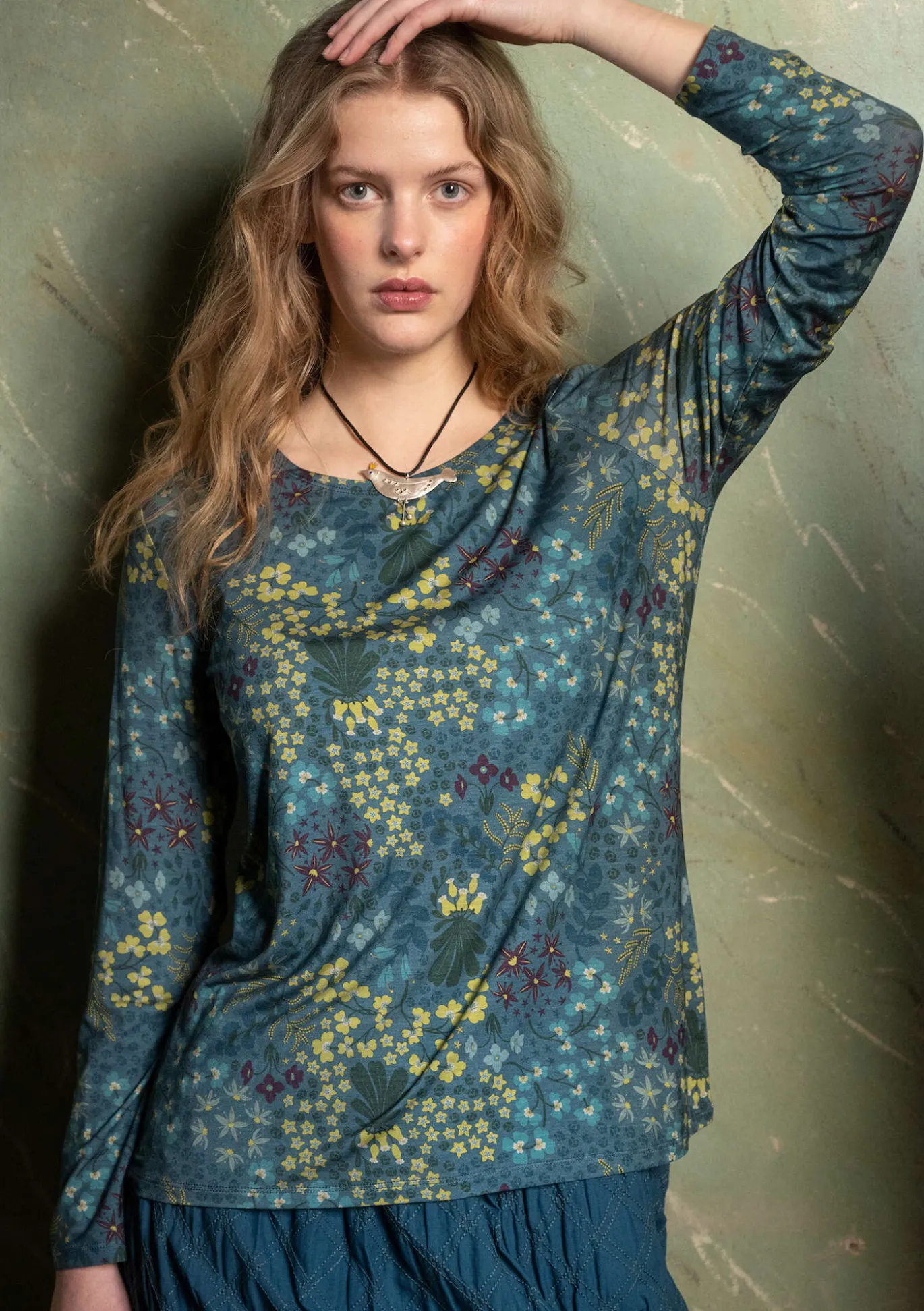 Top "Ylfa" i lyocell/elastan
