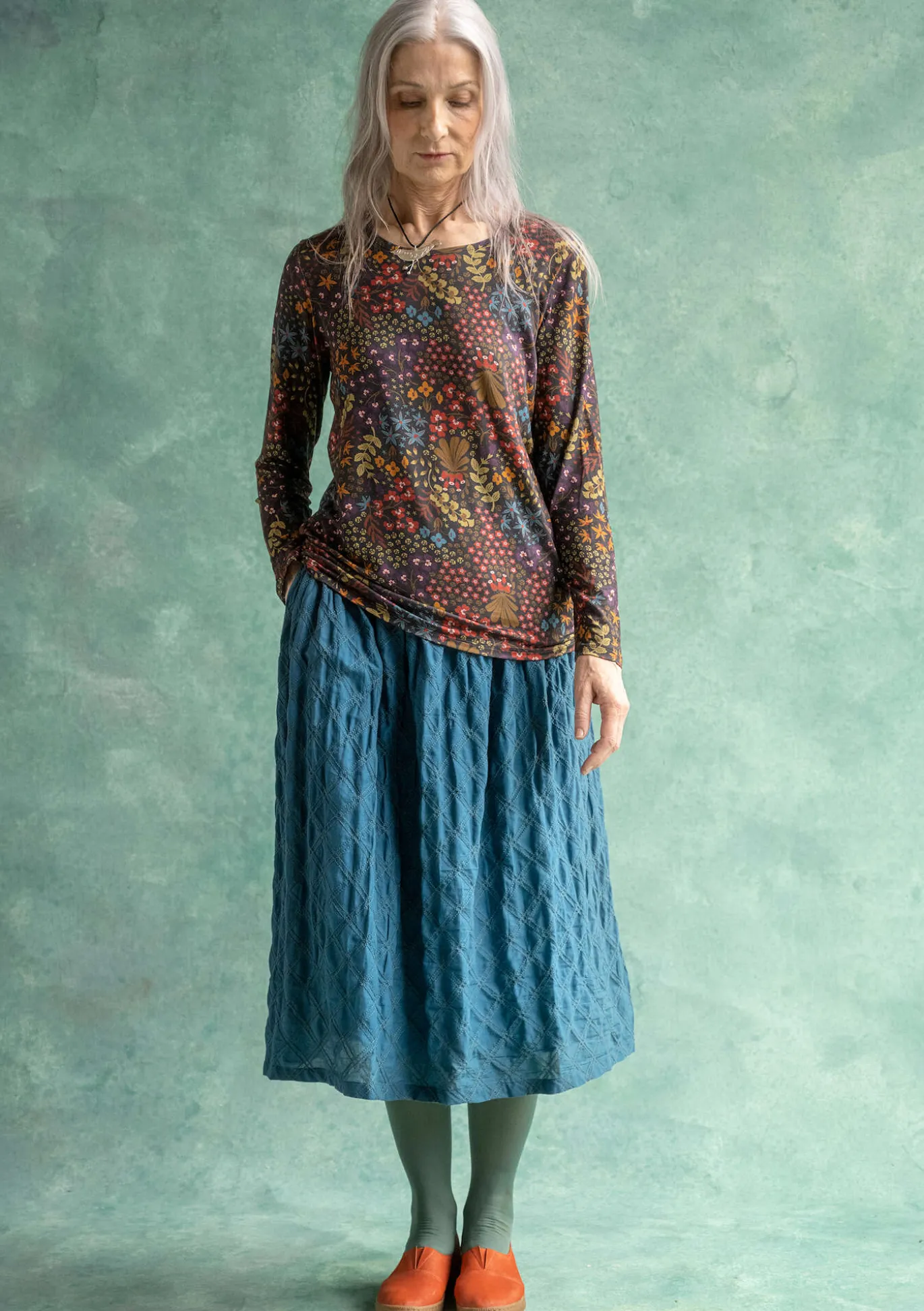 Top "Ylfa" i lyocell/elastan