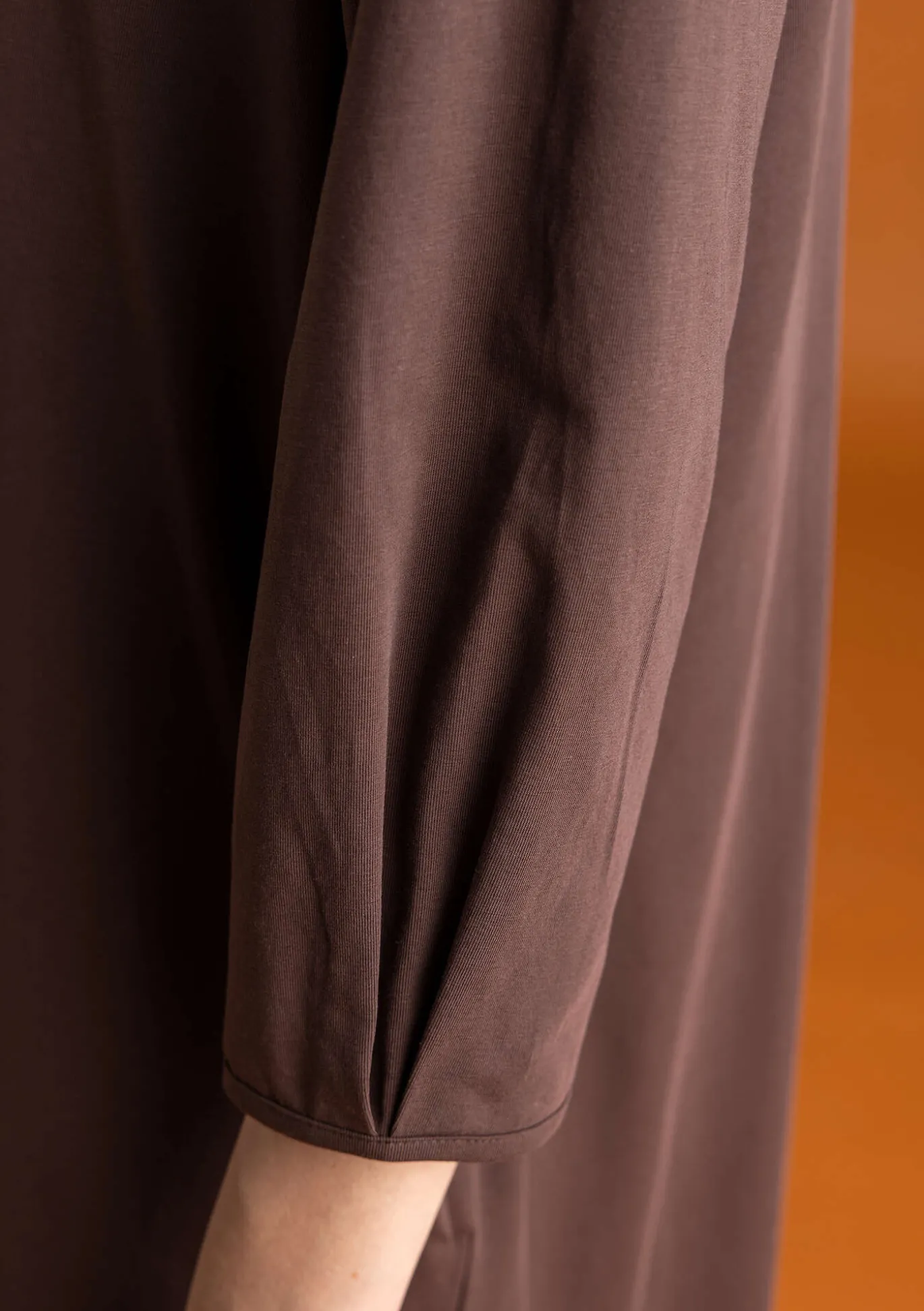 Trikåklänning "Ylva" i ekologisk bomull/elastan
