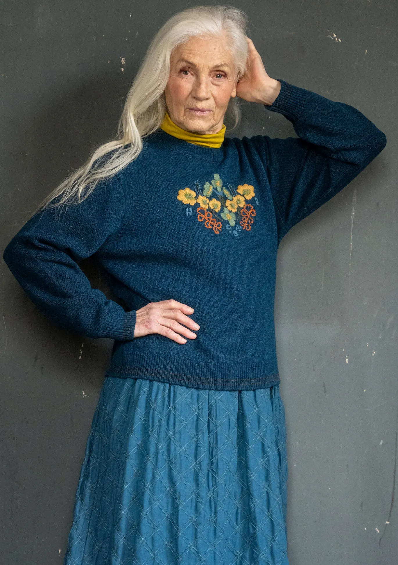 Tröja "Emelia" i återvunnen ull