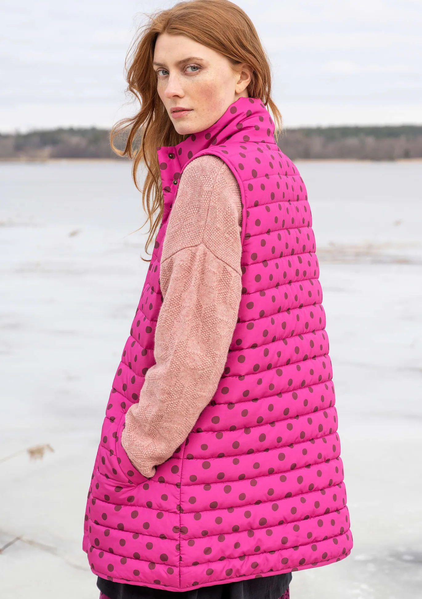 Väst "Susan" i återvunnen polyester